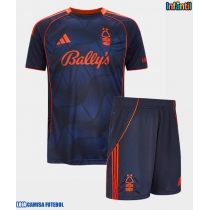 Camisa de Futebol Nottingham Forest Oleksandr Zinchenko #35 Equipamento Alternativo Infantil 2025-26 Manga Curta (+ Calças curtas)